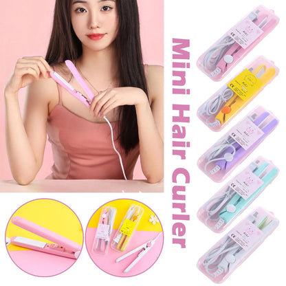 IronCurl: Mini Plancha de Pelo 2 en 1