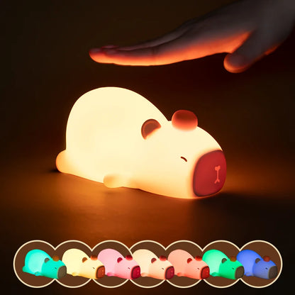 Luz Nocturna de Capibara Encantadora para Tu Espacio