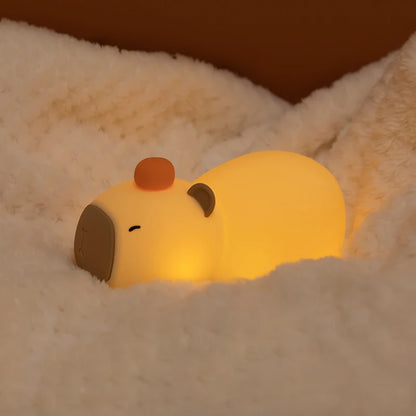 Luz Nocturna de Capibara Encantadora para Tu Espacio