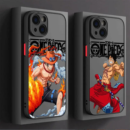 Funda para teléfono One Piece Anime para iPhone de Apple