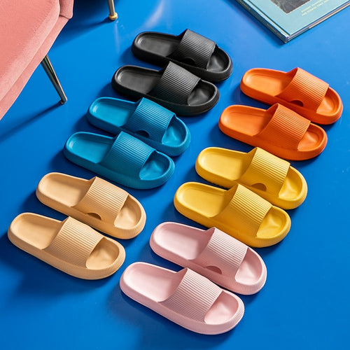 Zapatillas de plataforma gruesa para mujer Zapatos antideslizantes de playa de verano