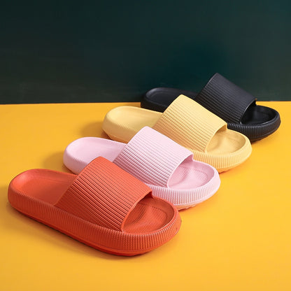Zapatillas de plataforma gruesa para mujer Zapatos antideslizantes de playa de verano