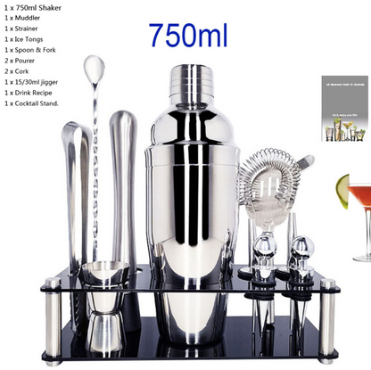 Juego de coctelera IYouNice de 1 a 12 piezas