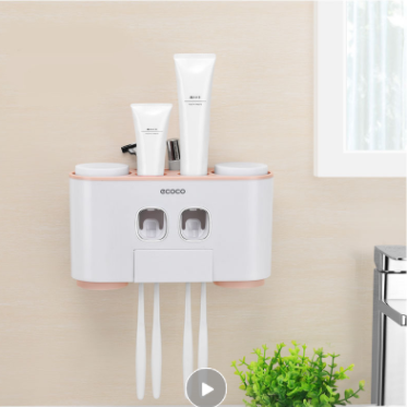 Estante de Lavado Multifuncional de Pared con Succión
