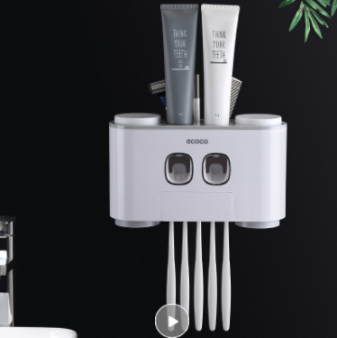 Estante de Lavado Multifuncional de Pared con Succión