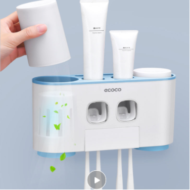Estante de Lavado Multifuncional de Pared con Succión